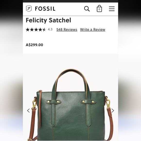 Fossil Felicity Satchel - Picture 13 of 16